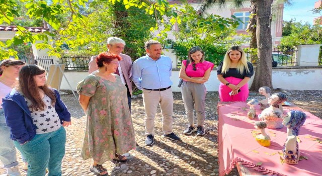 Köyceğizde suretler seramik sergisi açıldı