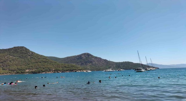 Köyceğizde yaz havası devam ediyor