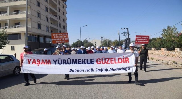 Kozlukta Dünya Yürüyüş Günü etkinliği düzenlendi