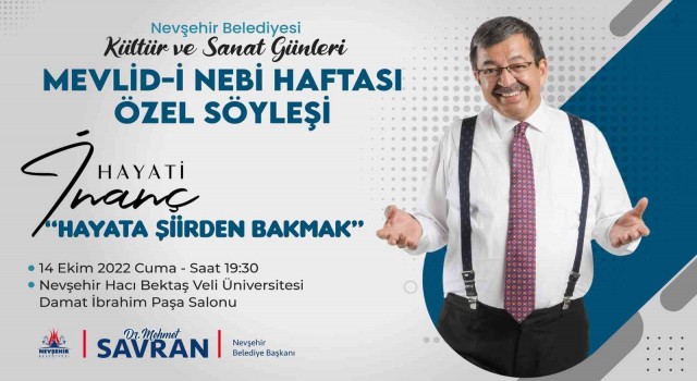 Kültür Ve Sanat Günlerinin konuğu Hayati İnanç