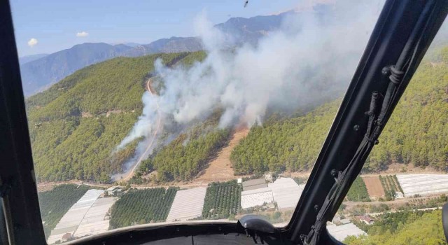Kumlucada orman yangını kontrol altına alındı