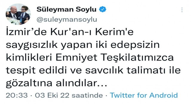 Kuran-ı Kerime saldıran iki “edepsiz” yakalandı
