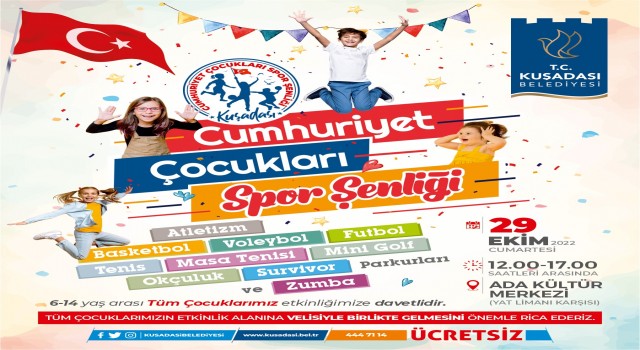 Kuşadasında Spor Şenliği düzenlenecek