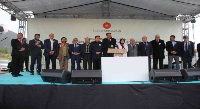 Kütahyada cemevinin temeli Cumhurbaşkanı Erdoğanın canlı bağlantısı ile atıldı
