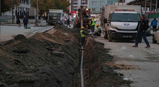 Kütahyada içme suyu hatları yenileniyor