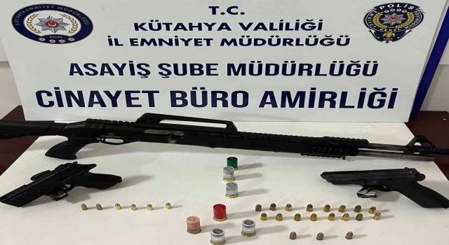 Kütahyada silahla yaralama olayı şüphelisi 2 kişi yakalandı