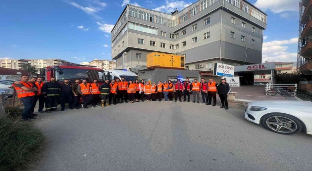 Lokman Hekim Hayat Hastanesinden yangın tatbikatı