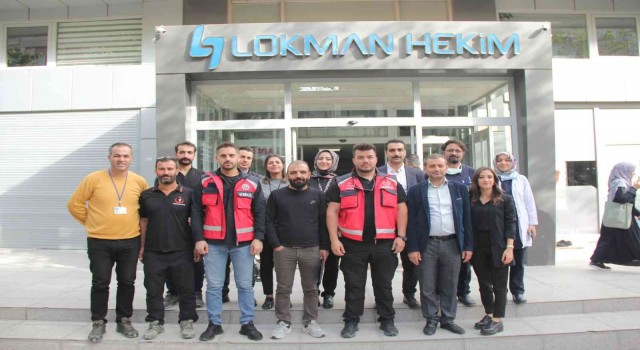 Lokman Hekim Van Hastanesinde yangın tatbikatı