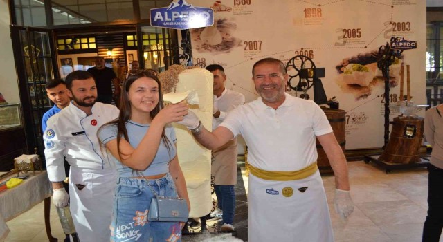 Makedonyalı öğrencilere dondurma şov