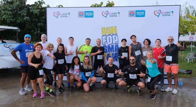 Maltepede SMA hastaları için yüzlerce kişi bir araya geldi