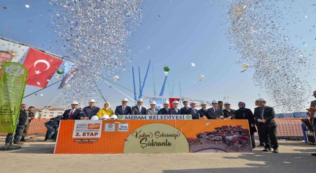 Meram Şükranda Üst Adalar Etabının temeli atıldı