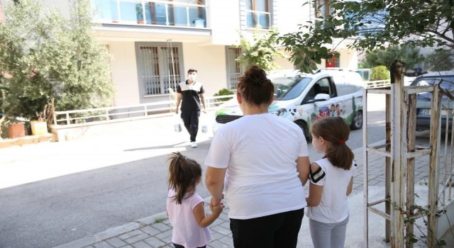 Merkezefendi ilçesinde çocuklara 3 yılda 1 milyon litre süt ulaştırıldı