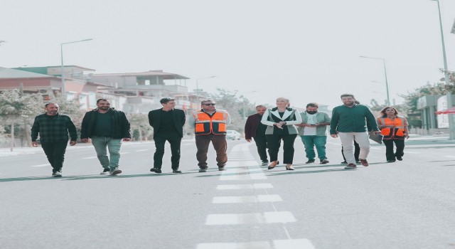 Merkezefendi Mahallesinde yol ve kaldırım çalışması tamamlandı