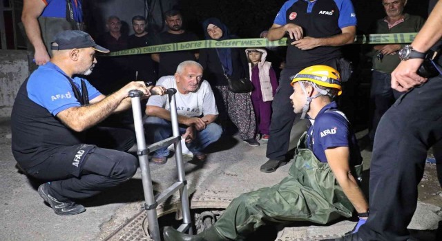 Mermerciye bırakılan ceset krokisi ekipleri alarma geçirdi