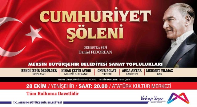 Mersinde 2 önemli oratoryo ile cumhuriyet taçlanacak