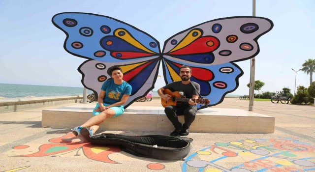 Mezitlide her alanda sanat var