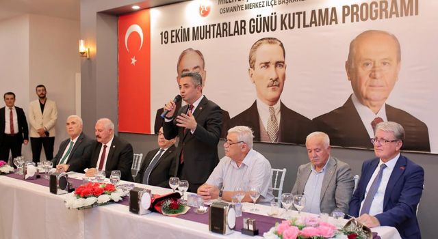 MHP Merkez İlçeden 19 Ekim Muhtarlar Günü Programı Düzenlendi