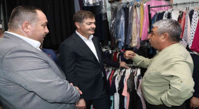 Milletvekili Demirkaya ile Ekinci esnafı dinledi
