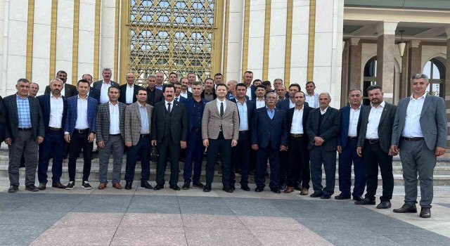 Milletvekili Toprak, muhtar hemşehrilerini Ankarada ağırladı