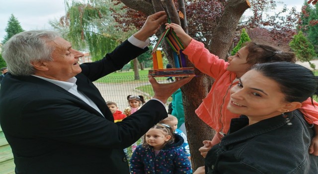 Minik öğrencilerden sokak hayvanları için yuva
