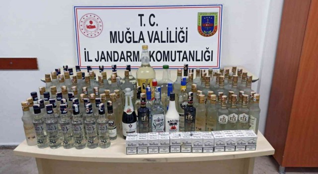 Muğlada kaçak alkol operasyonu