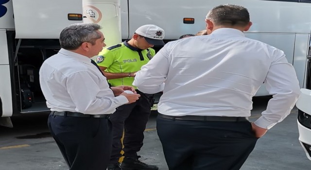 Muğlada otobüslerde müşteri kılığında denetim yapıldı