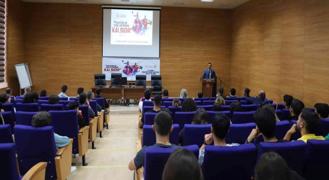 NEVÜde Amatör Spor Etkinlikleri konulu söyleşi düzenlendi