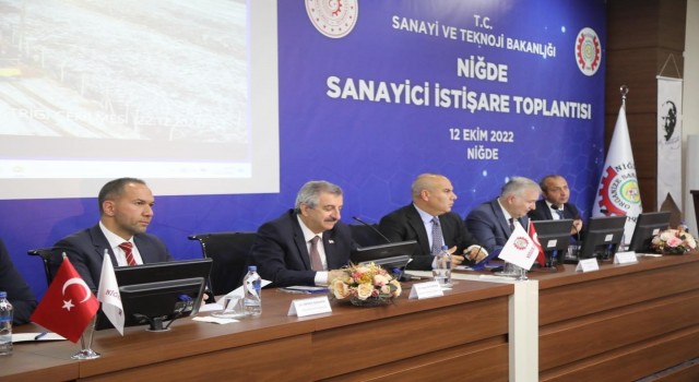 Niğdede Sanayici İstişare Toplantısı yapıldı