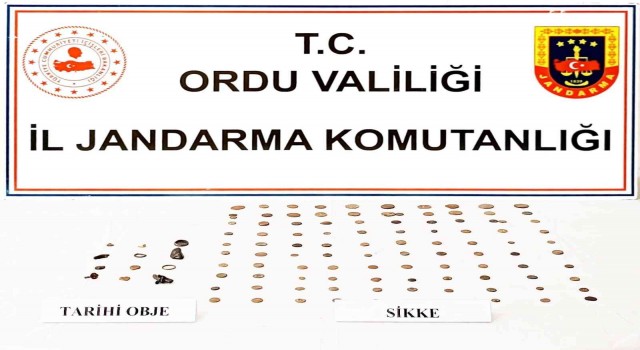 Orduda 103 adet tarihi sikke ele geçirildi
