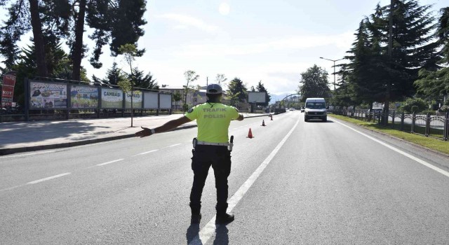 Orduda bir haftada 12 binden fazla araç denetlendi
