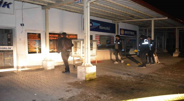 Orduda iş yeri kurşunlandı