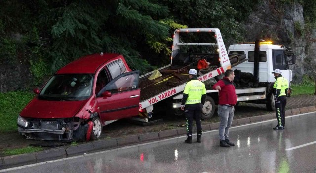 Orduda trafik kazası: 2 yaralı