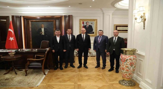 Ortahisar Belediye Başkanı Gençten Bakan Soyluya ziyaret