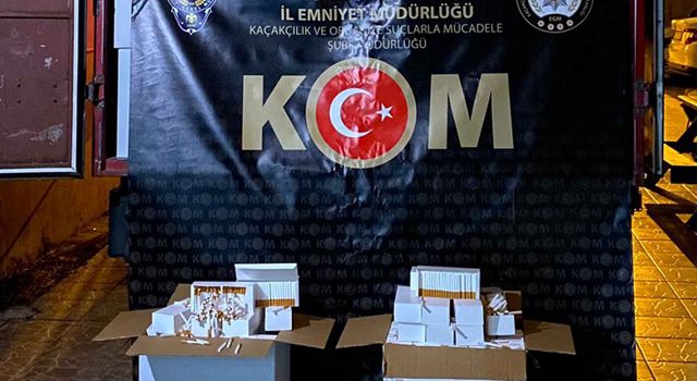 Osmaniye'de 430 bin makaron, 24 bin 318 paket kaçağı sigara ele geçirildi