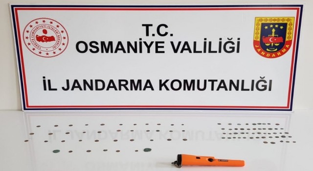 Osmaniyede 88 adet sikke ele geçirildi