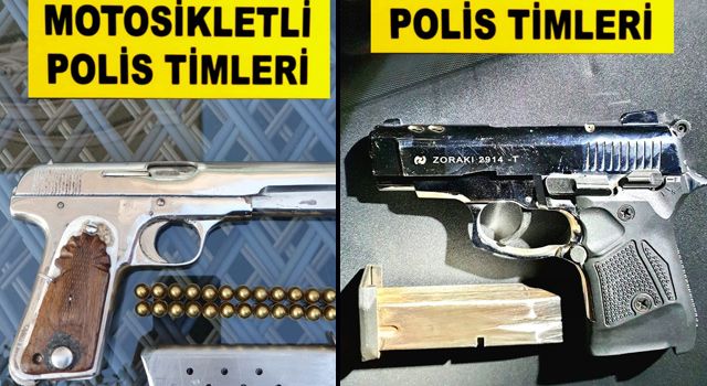 Osmaniye'de Asayiş uygulamalarında 15 silah ele geçirildi
