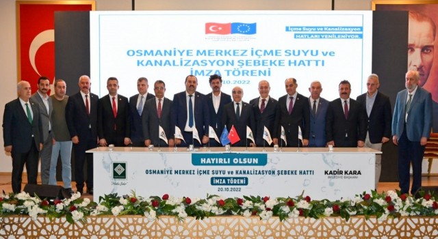 Osmaniyeye içme suyu ve kanalizasyon hattı döşenecek