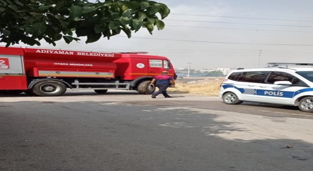 Otluk alanda çıkan yangın korkuttu