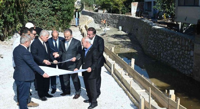 Ovaakçada taşkın riski ortadan kalkıyor