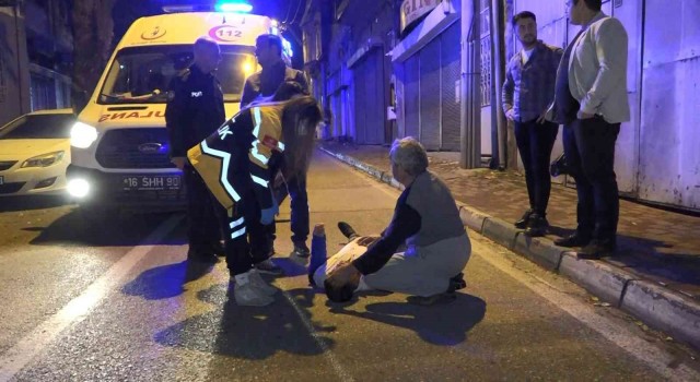 (Özel) Babasını yolun ortasında darp edip arkasına bakmadan gitti