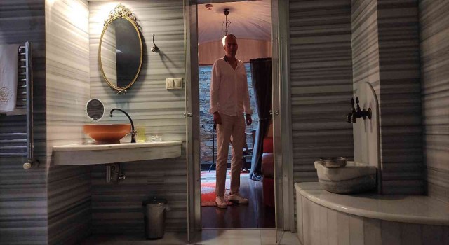 (Özel) Otel odalarına Türk hamamı yaptı turistler akın ediyor