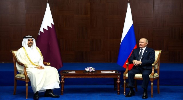 Putin: Katar yatırımlarından dolayı memnuniyet duyuyoruz
