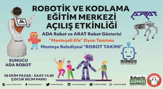 Robotik ve kodlama merkezi robot gösterisi ile açılıyor
