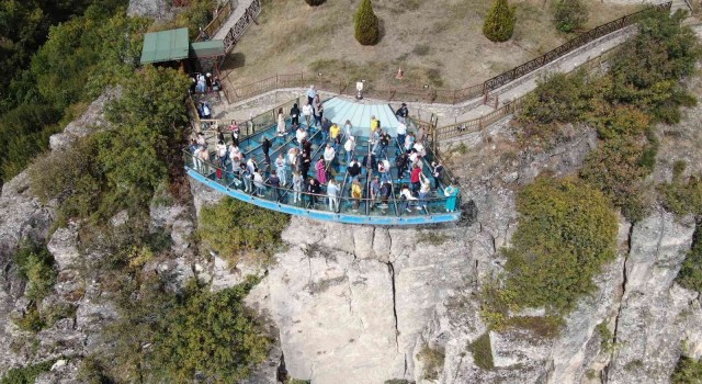 Ruslar gemi ile geldi Safranboluya hayran kaldı