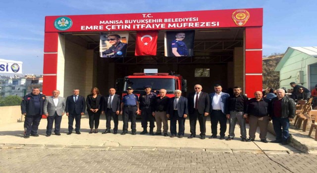 Salihlide genç itfaiyeci Emre Çetin dualarla anıldı