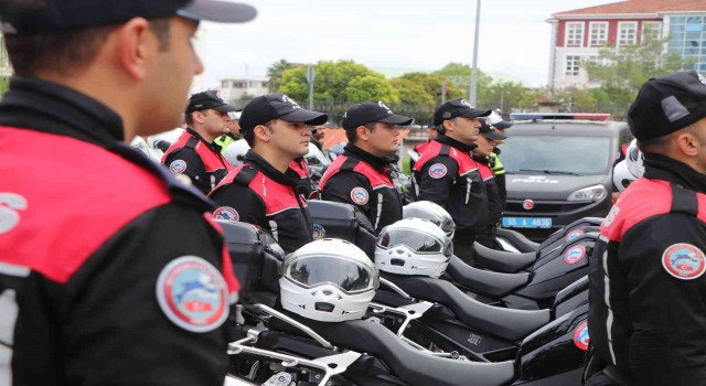 Samsun polisine 5 yeni motosiklet takviyesi