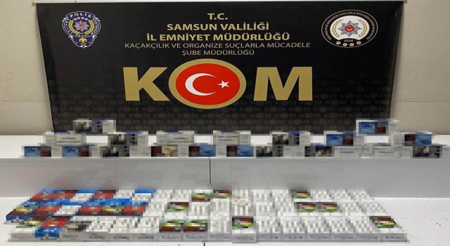 Samsunda 14 bin kaçak makaron ele geçirildi