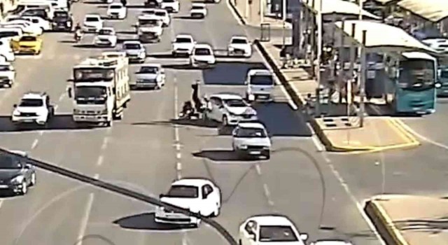 Şanlıurfada kaza anları kamerada