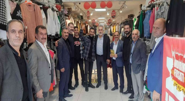 Sarı listeden Maraş esnafına ziyaret