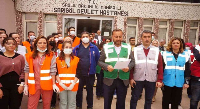 Sarıgöl Devlet Hasatenesinde gerçek gibi tatbikat